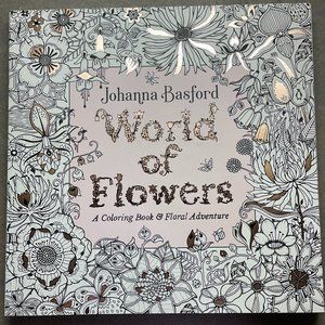 Johanna Basford - World of Flowers & Lost Ocean - Coloring Book (2 Books)